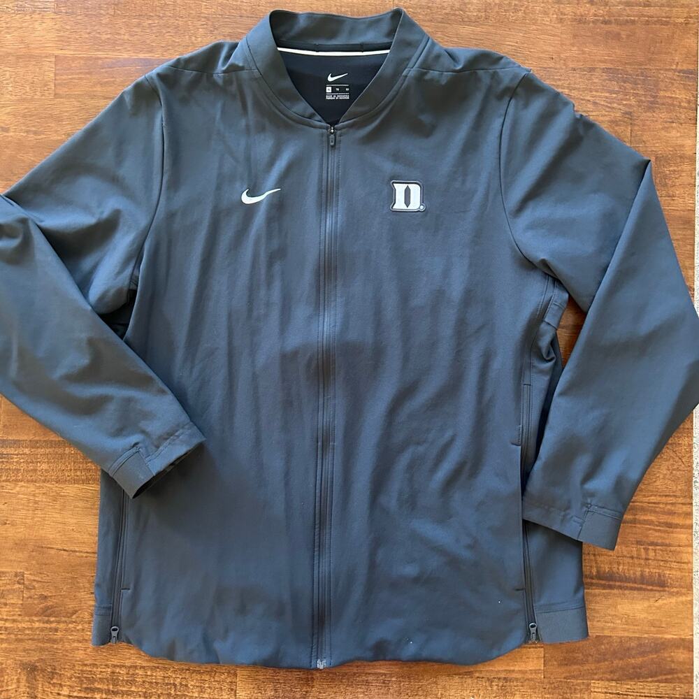 Duke University Nike Lightweight Full Zip Jacket Side Half-Zips Ventilated Back​